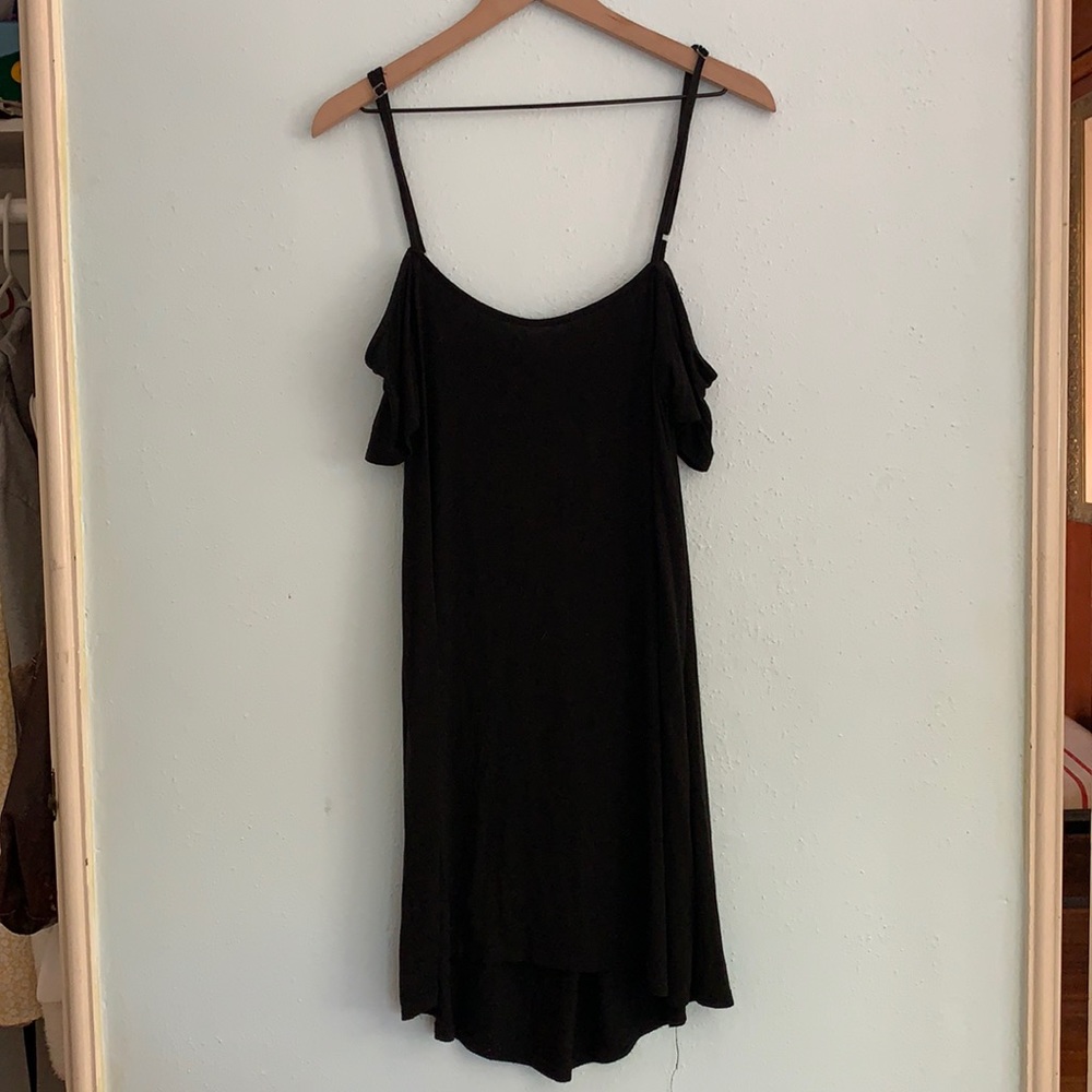 Off the shoulder t-shirt dress